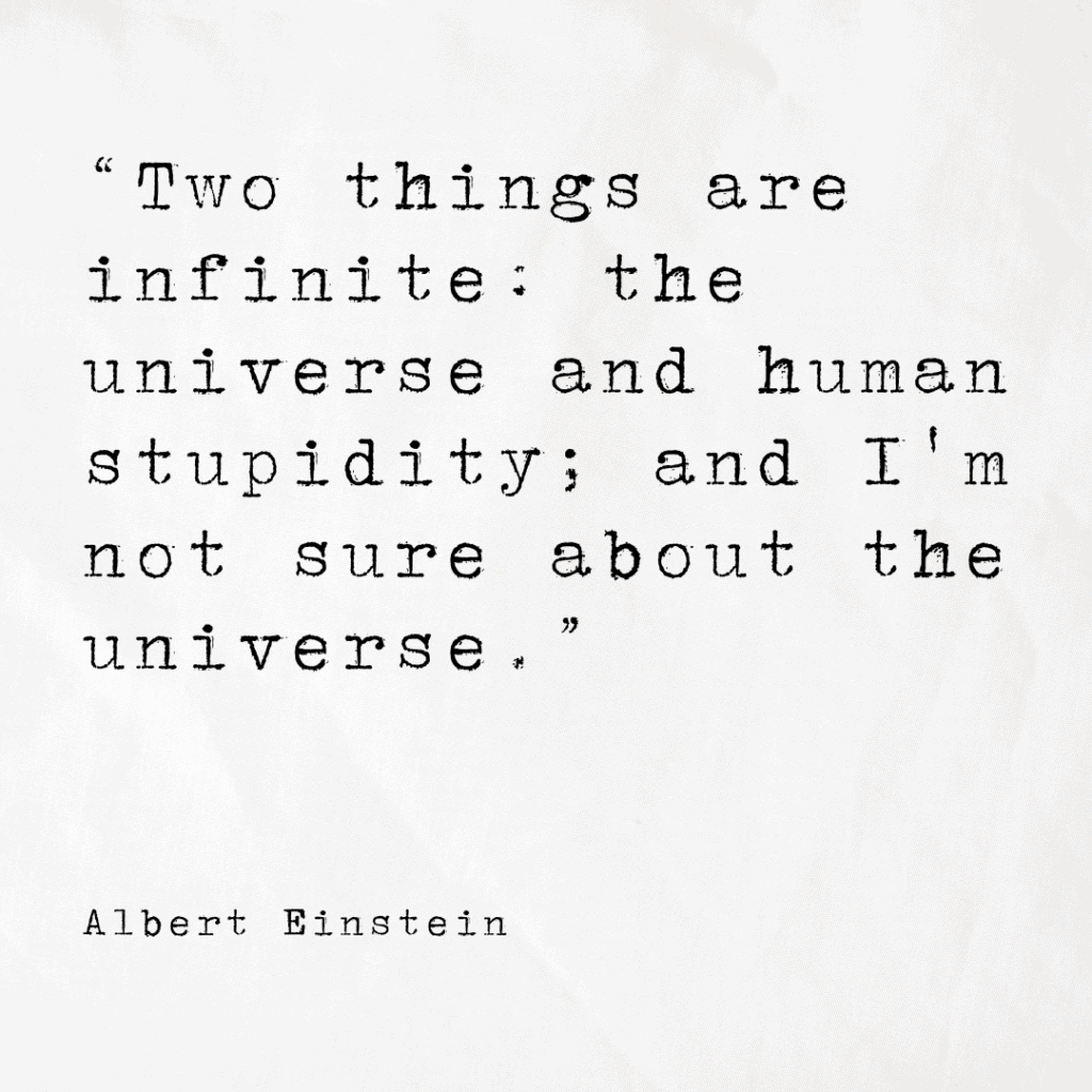 citas filosóficas divertidas Albert Einstein
